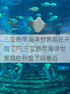 三亚热带海洋世界现在开馆了吗,三亚热带海洋世界现在开馆了吗最近