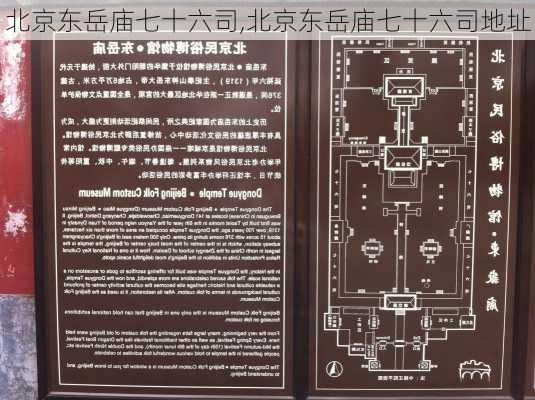 北京东岳庙七十六司,北京东岳庙七十六司地址