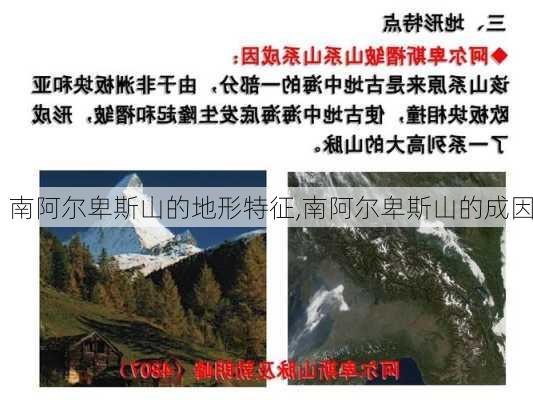 南阿尔卑斯山的地形特征,南阿尔卑斯山的成因