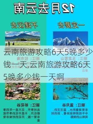 云南旅游攻略6天5晚多少钱一天,云南旅游攻略6天5晚多少钱一天啊