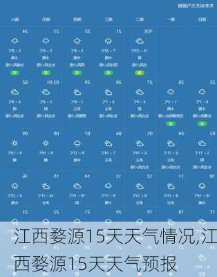 江西婺源15天天气情况,江西婺源15天天气预报